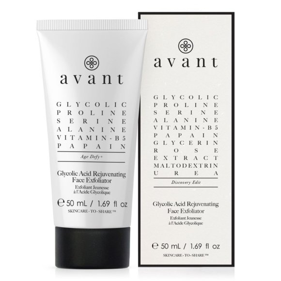 NWT 🛍 Avant Skincare Glycolic Acid Face Exfoliator - Picture 1 of 8